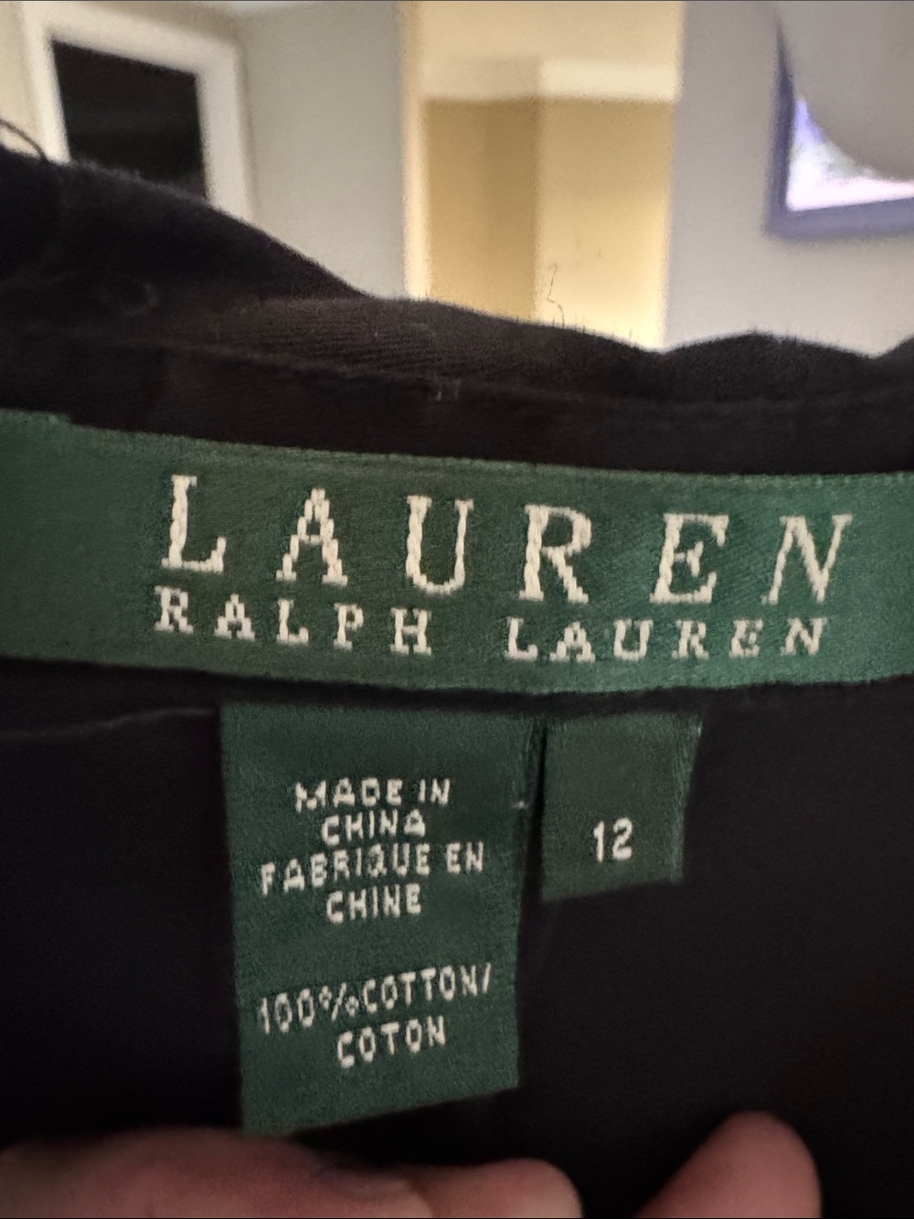 Lauren Ralph Lauren Black Sleeveless Ruffle-Front Midi Dress - Picture 2 of 2